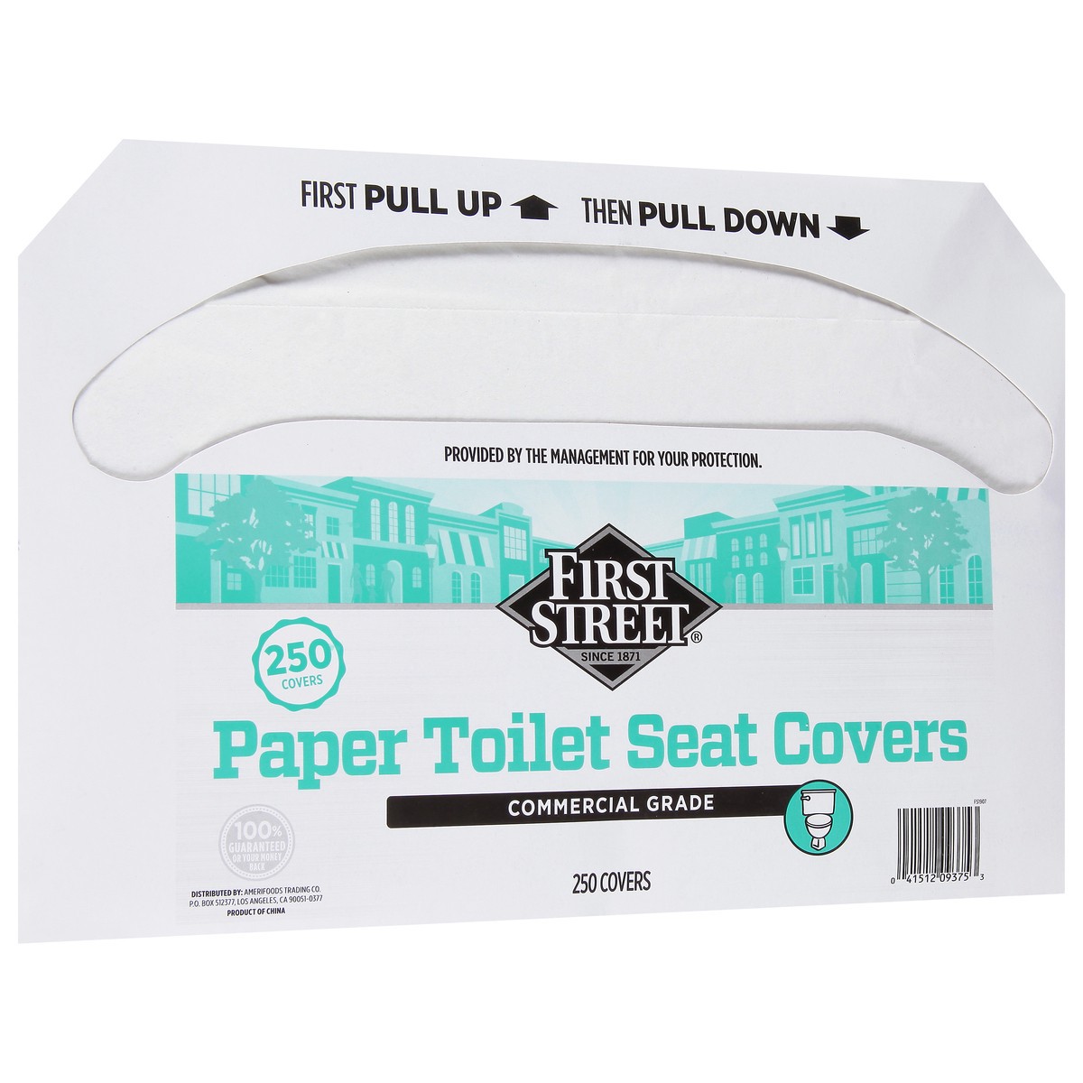 slide 11 of 11, First Street Toilet Seat Cover, 2 x 250 ct