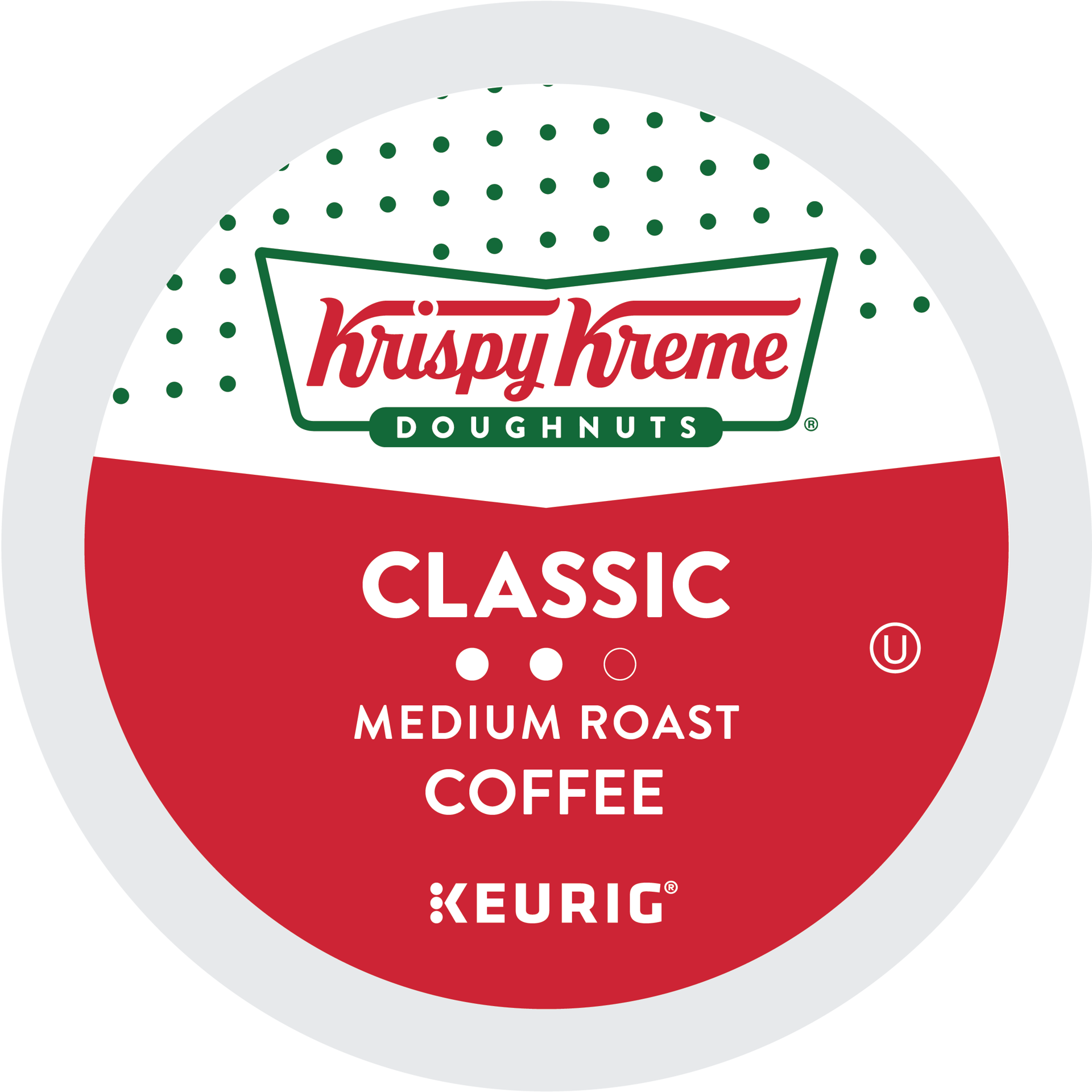 slide 5 of 5, Krispy Kreme Classic Keurig Single-Serve K-Cup Pods, Medium Roast Coffee, 12 ct