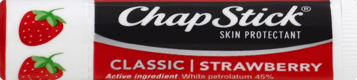 slide 3 of 3, ChapStick Classic Strawberry Skin Protectant, 0.15 oz