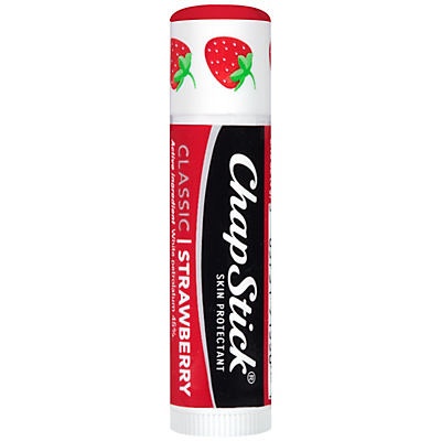 slide 1 of 3, ChapStick Classic Strawberry Skin Protectant, 0.15 oz