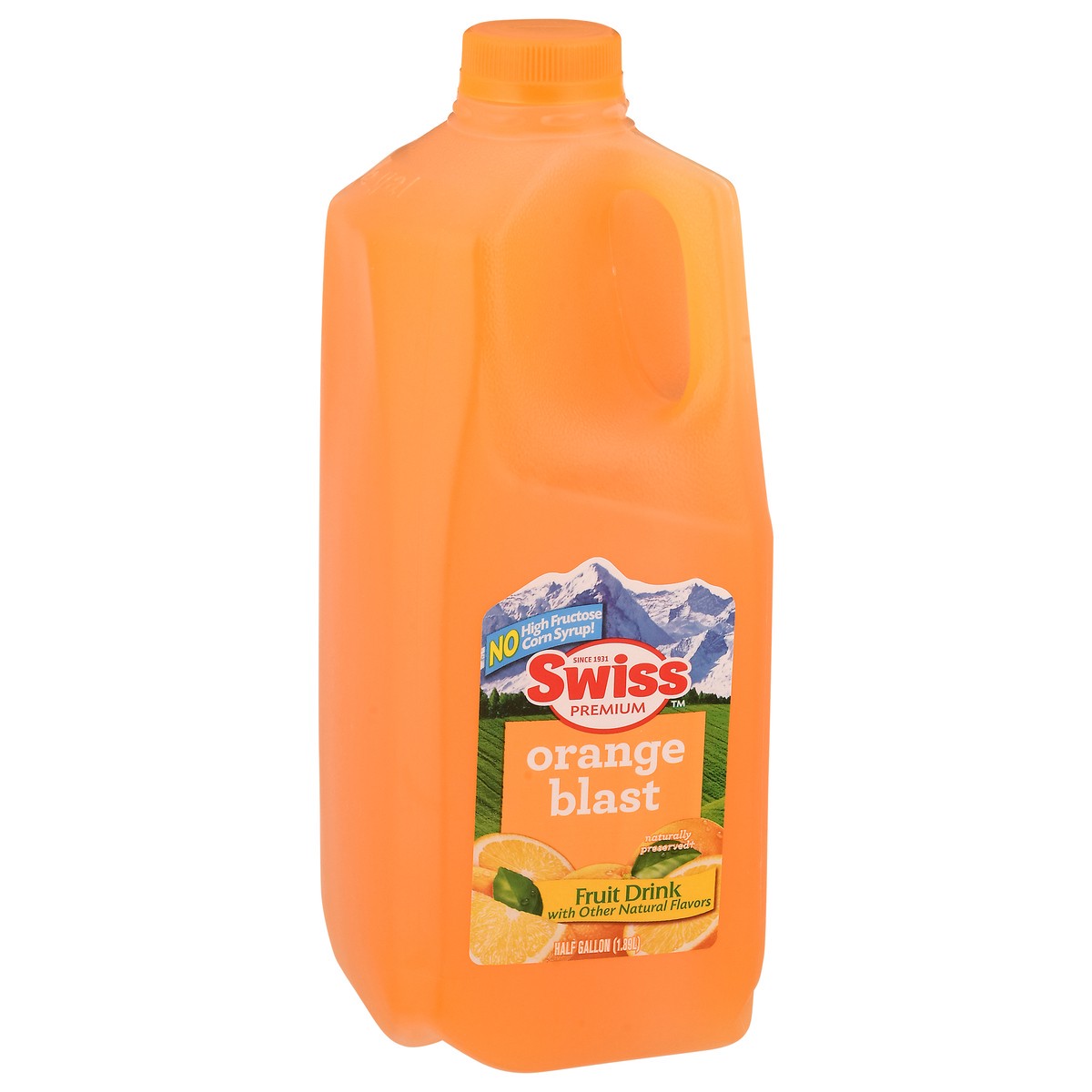 slide 4 of 13, Swiss Premium Orange Blast Fruit Drink - 1/2 gal, 1/2 gal