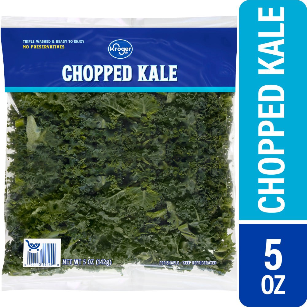 slide 3 of 3, Kroger Chopped Kale, 5 oz