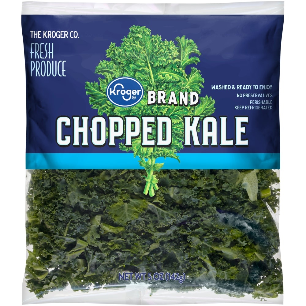 slide 1 of 1, Kroger Chopped Kale, 5 oz