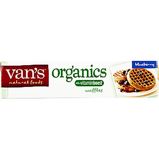 slide 7 of 7, Van's Organic Blueberry Waffles, 6 ct; 1.42 oz