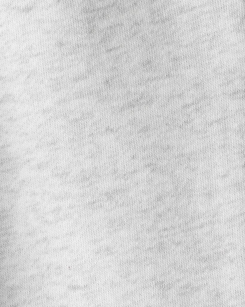 slide 2 of 3, Carter's Carters Toddler Boy Solid Fleece Cotton Jogger - Grey Heather Grey 5T, 1 ct