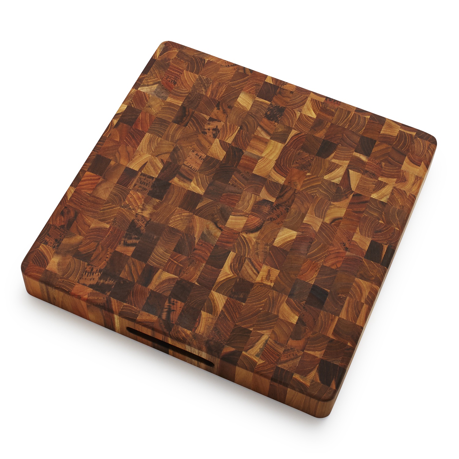 slide 1 of 1, Proteak Teakhaus End Grain Teak Cutting Board, 14 in x 14 in