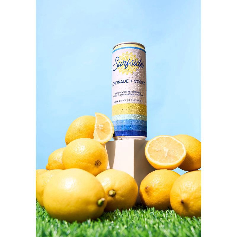 slide 2 of 6, Surfside Assorted Vodka Lemonade Pack 8 - 12 fl oz Cans, 8 ct