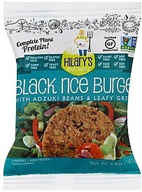 slide 1 of 1, Hilary's Black Rice Burger, 2 ct 3.2 oz