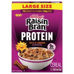 Kellogg's Raisin Bran Protein Large Cereal 14.9 Ounce