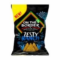 slide 1 of 1, On The Border Tortilla Chips Flavored Zesty Ranch, 9.5 oz