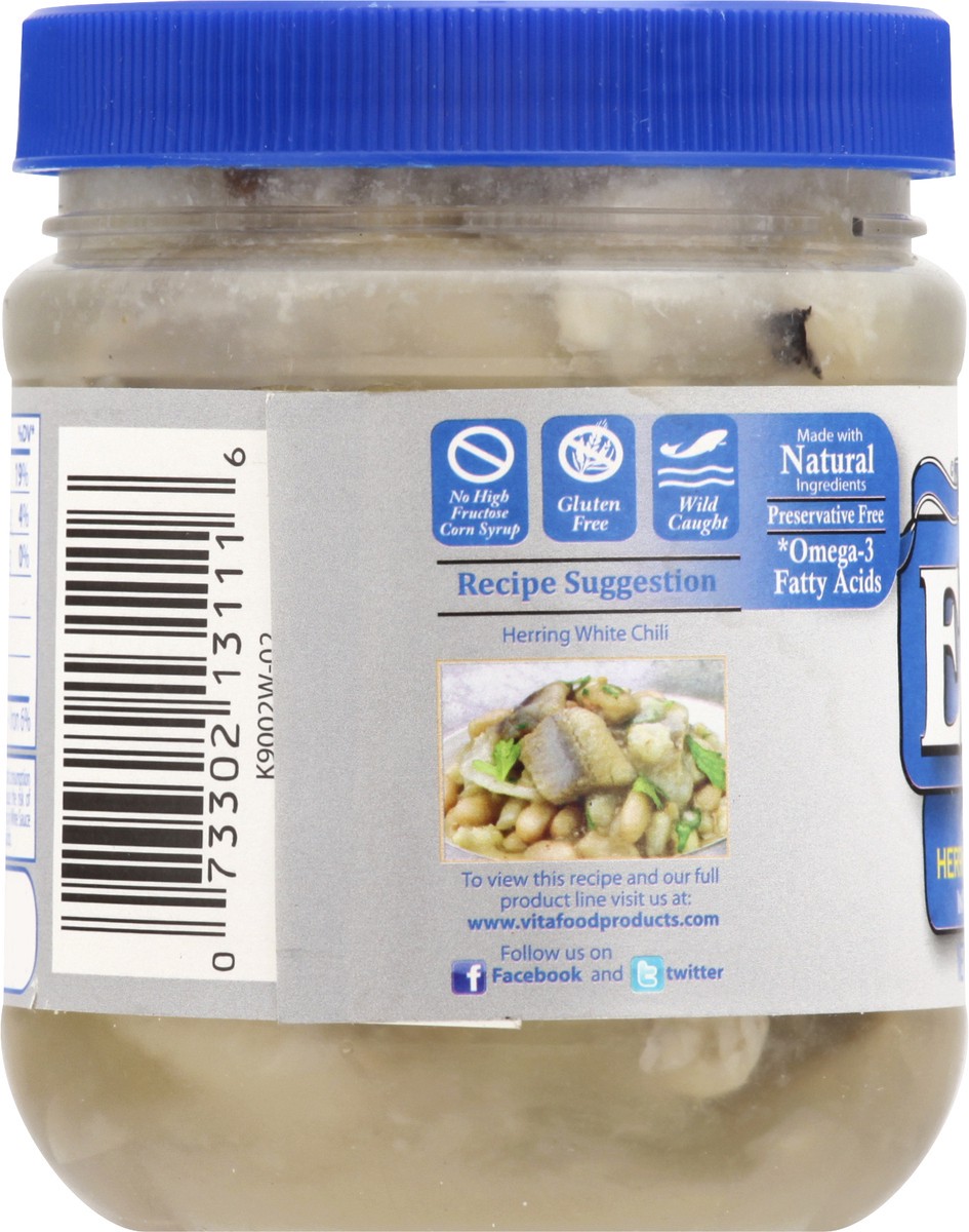 slide 7 of 13, e.l.f. Wild In Wine Sauce Herring Fillets 8 oz, 8 oz