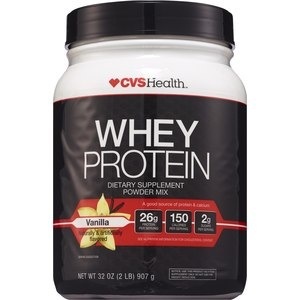 slide 1 of 1, CVS Health Whey Protein Powder Vanilla, 2 lb