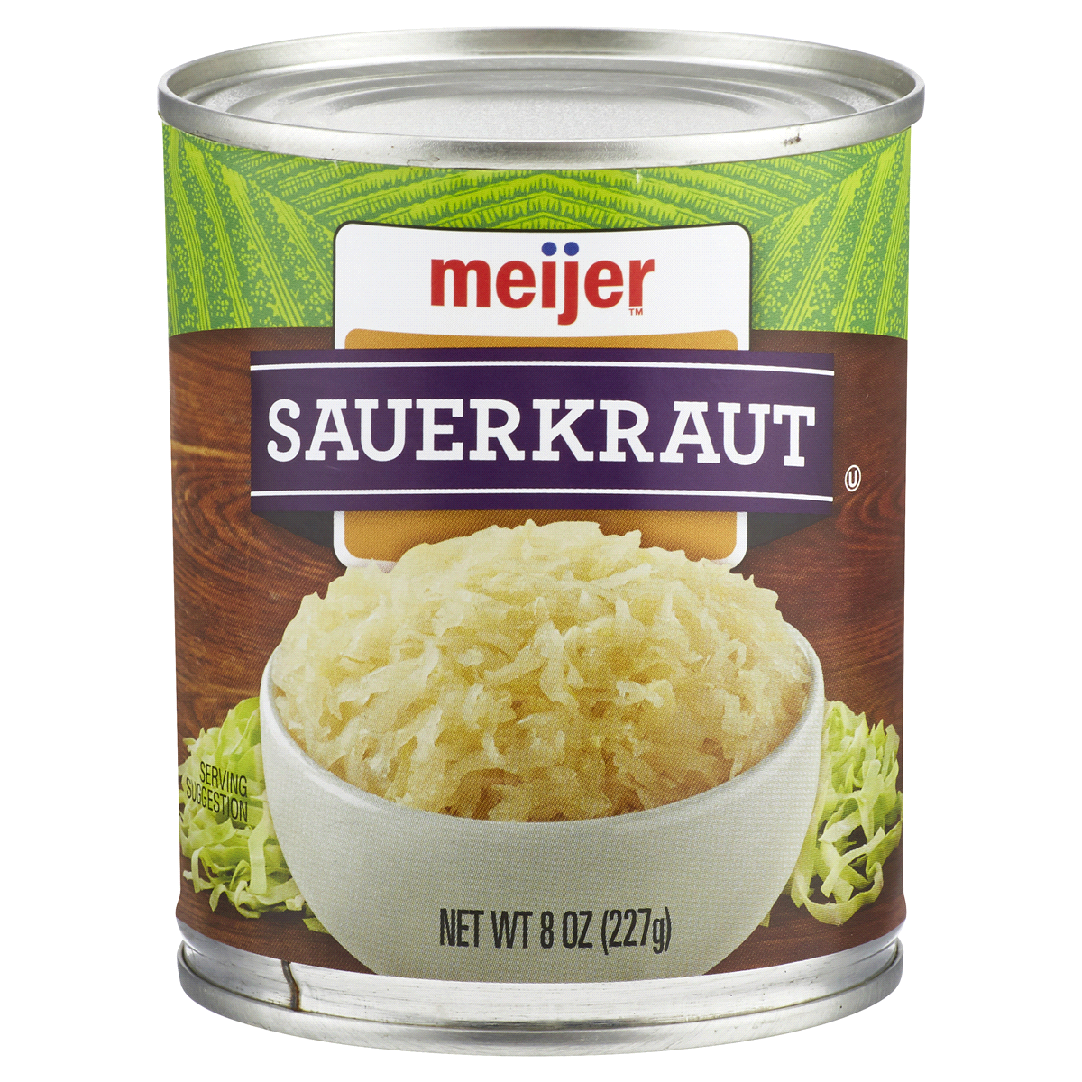 slide 1 of 1, Meijer Sauerkraut, 8 oz