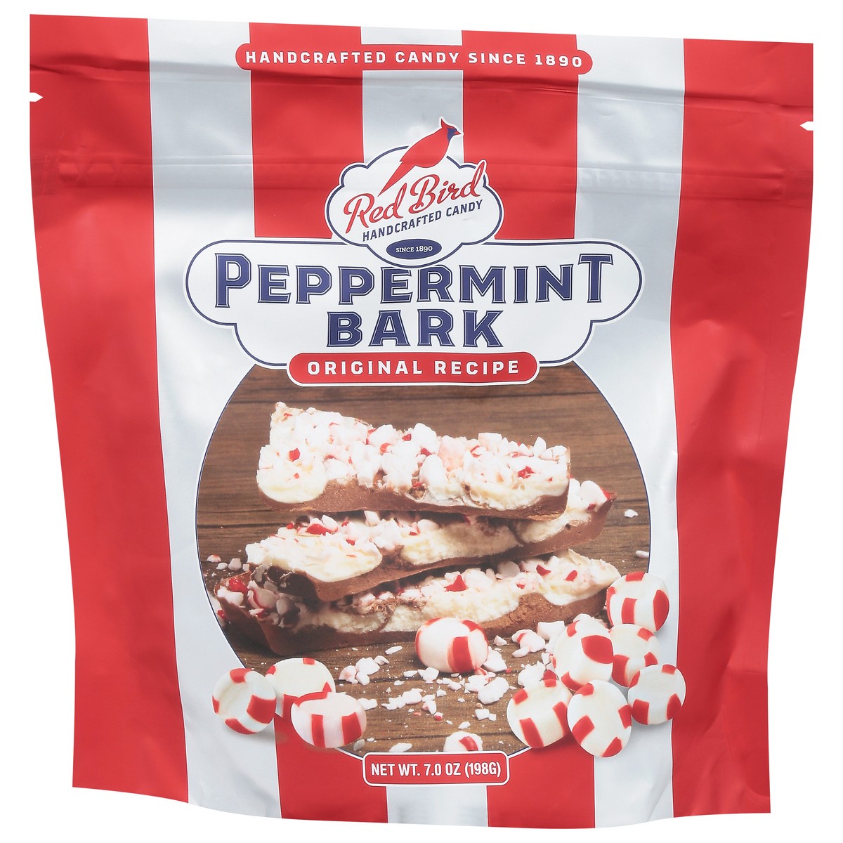 slide 2 of 9, Red Bird Original Recipe Peppermint Bark Candy 7.0 oz, 7 oz