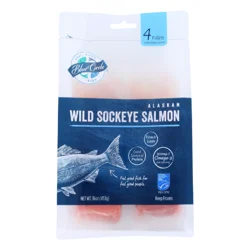 Blue Circle Wild Caught Sockeye Keta Salmon Portions