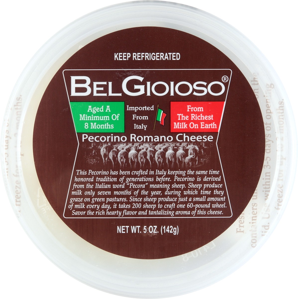 slide 12 of 12, BelGioioso Pecorino Romano Grated Cheese 5 oz, 5 oz