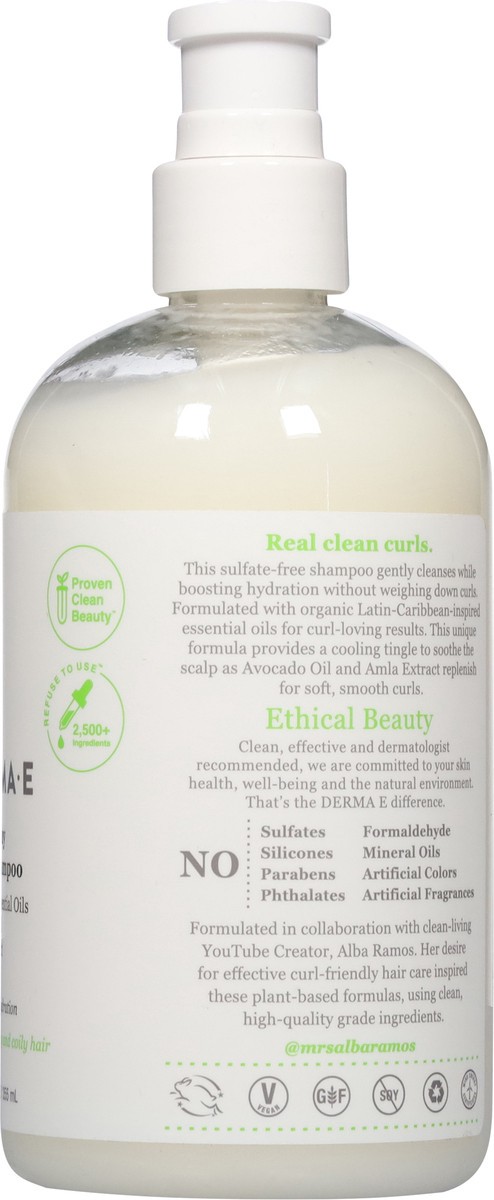 slide 12 of 12, Derma E Wash Day Curl Shampoo 12 fl oz, 12 fl oz