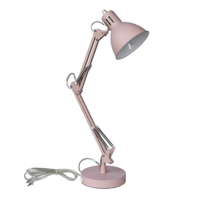 slide 2 of 3, Marmalade Architect Adjustable Desk Lamp with USB Port - Blush, 1 ct