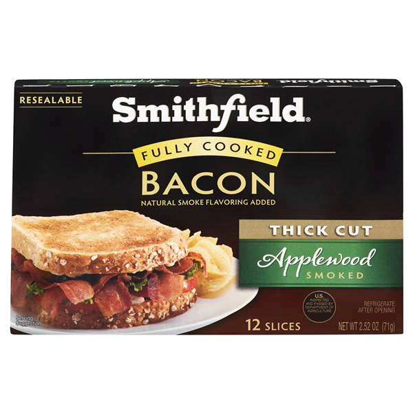 slide 1 of 4, Smithfield Bacon 12 ea, 12 ct