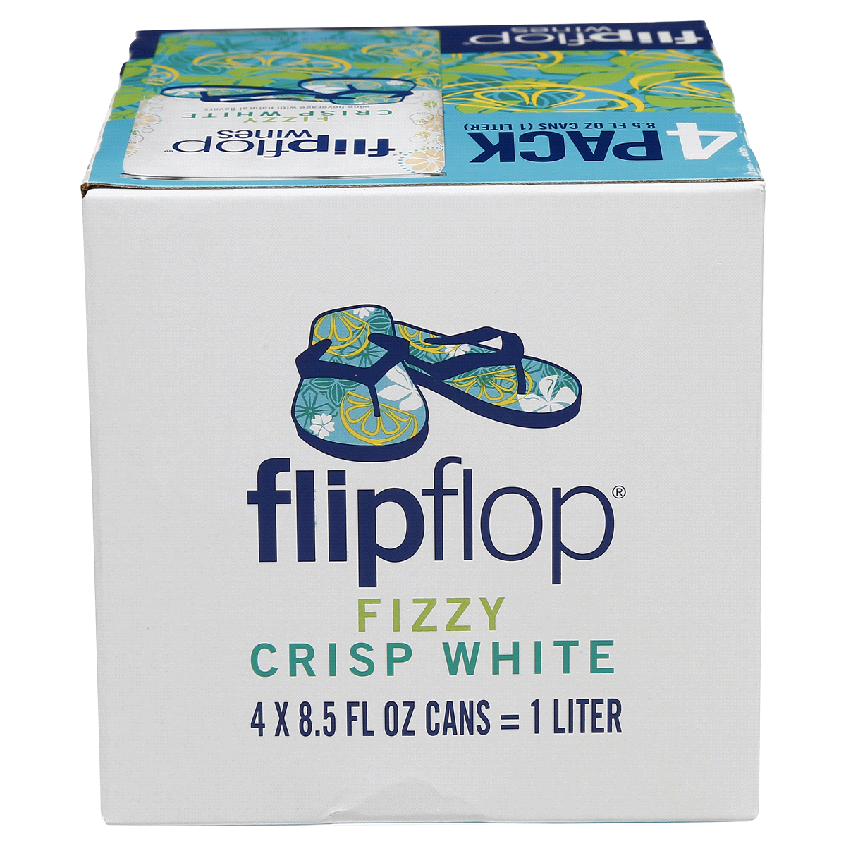 slide 5 of 7, flipflop Fizzy Crisp White Wine, 4 ct; 250 ml