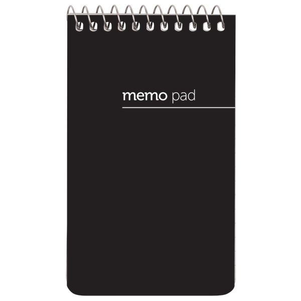 slide 4 of 5, Office Depot Brand Wirebound Top-Opening Memo Books, 3"" X 5"", 1 Hole-Punched, College Ruled, 60 Sheets, Assorted Colors (No Color Choice), Pack Of 3, 3 ct