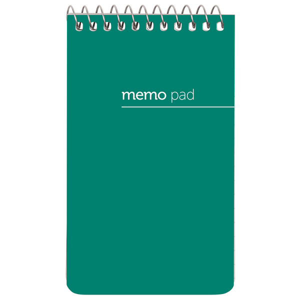 slide 2 of 5, Office Depot Brand Wirebound Top-Opening Memo Books, 3"" X 5"", 1 Hole-Punched, College Ruled, 60 Sheets, Assorted Colors (No Color Choice), Pack Of 3, 3 ct