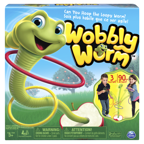 slide 1 of 1, Wobbly Worm Ring Toss Game, 1 ct