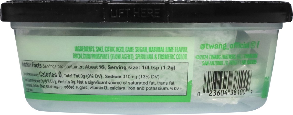 slide 12 of 13, Twang Lime Flavored Rimming Salt 4 oz, 4 oz