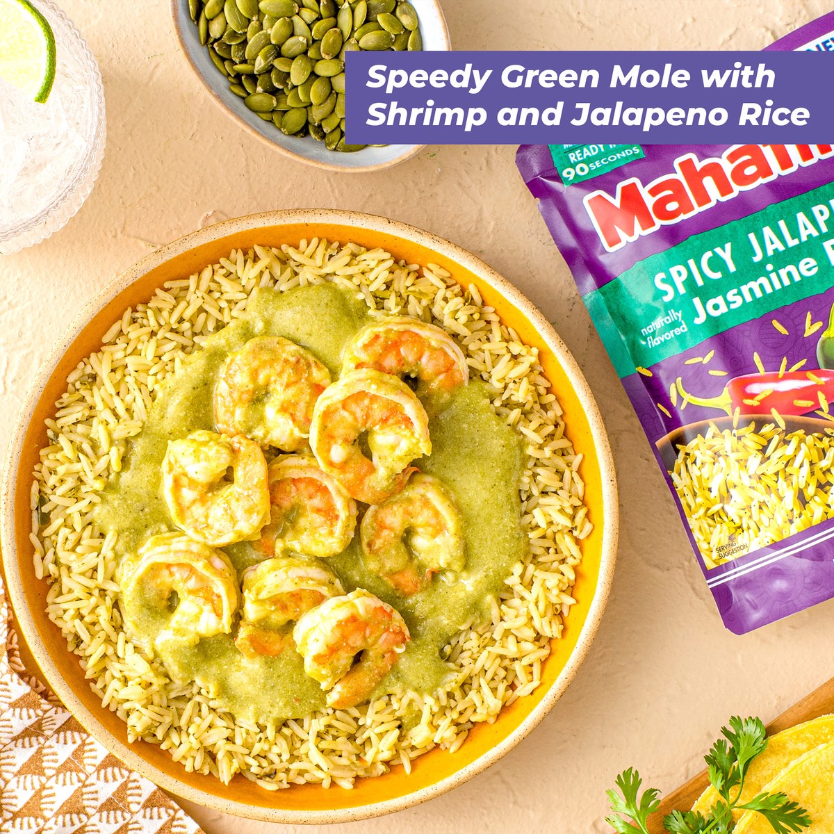 slide 2 of 6, Mahatma Jasmine Rice, Spicy Jalapeno - 8.8 oz, 8.8 oz