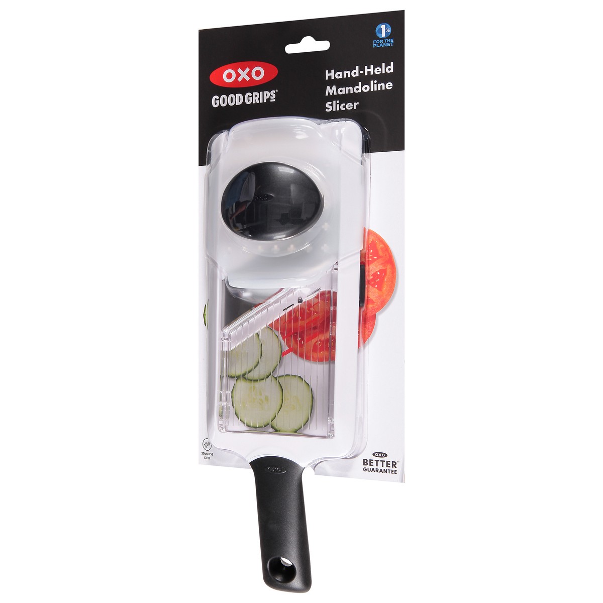 slide 11 of 11, OXO Good Grips Hand-Held Mandoline Slicer 1 ea, 11.5 in x 3.75 in x 0.5 in