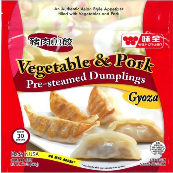 slide 1 of 1, Wei-Chuan Wei Chuan Frozen Dumpling-pork, 21 oz