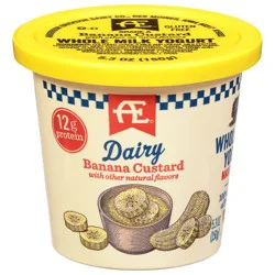 AE Dairy Whole Milk Banana Custard Yogurt 5.3 oz