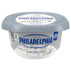 Philadelphia Cream Cheese Spread, 1 Tub, for Smooth, Spreadable Mornings, Original, No Artificial Preservatives, Flavors or Dyes, 8 oz