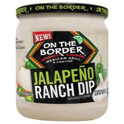 On The Border On The Border Jalapeño Ranch Dip - 15.5 oz