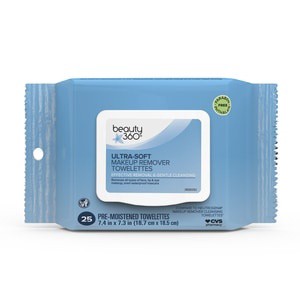 slide 1 of 1, Beauty 360 Makeup Remover Towelettes, 25/Pack, 25 ct