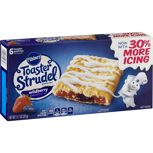 Pillsbury Toaster Strudel Wildberry Pastries 6 ct; 11.7 oz | Shipt