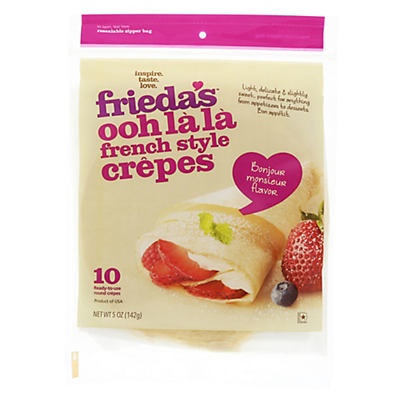 slide 1 of 1, Frieda's French Style Crepes, 10 ct