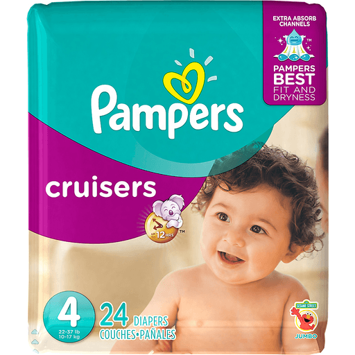 slide 2 of 33, Pampers Diapers 24 ea, 24 ct