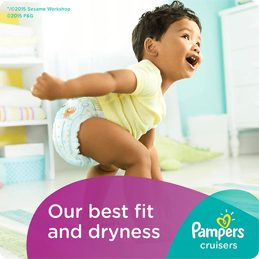 slide 14 of 33, Pampers Cruisers Jumbo Pack Diapers Size 4, 24 ct