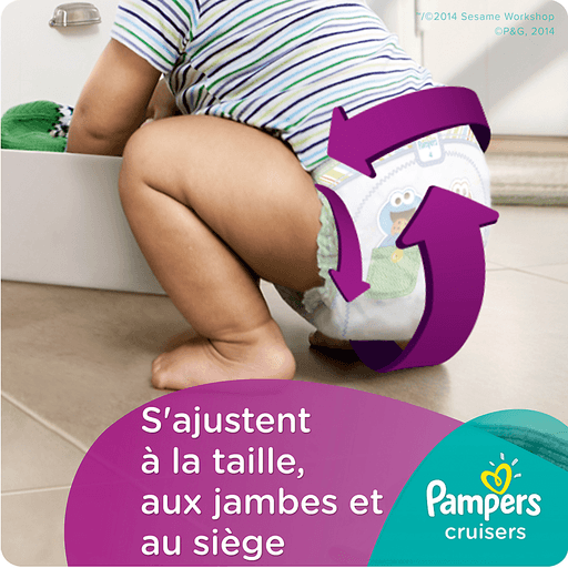 slide 22 of 33, Pampers Cruisers Jumbo Pack Diapers Size 4, 24 ct
