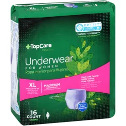 TopCare Underwear For Women Max Absorb Extra Large