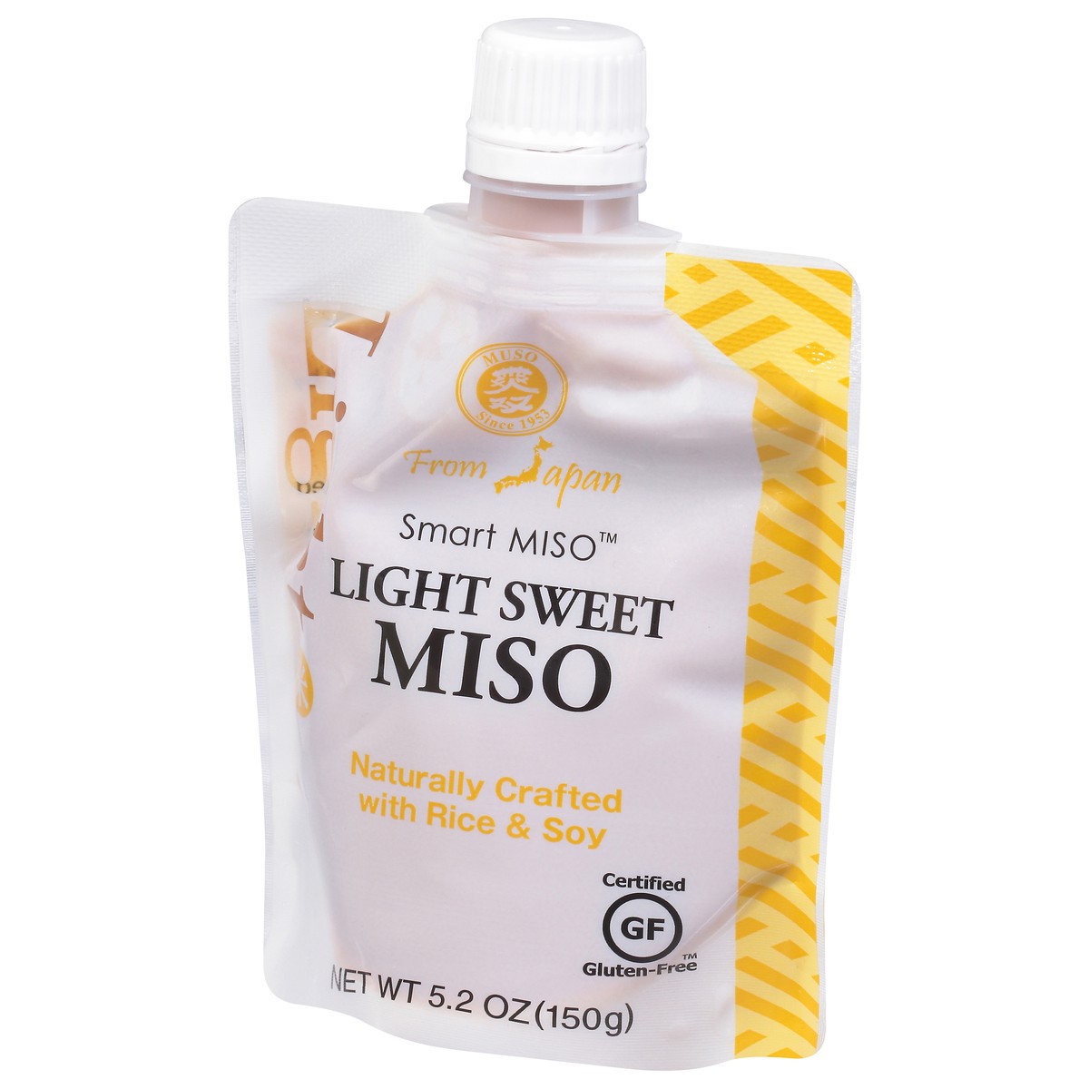 slide 3 of 9, Muso From Japan Smart Miso, Light Sweet, 5.2 oz