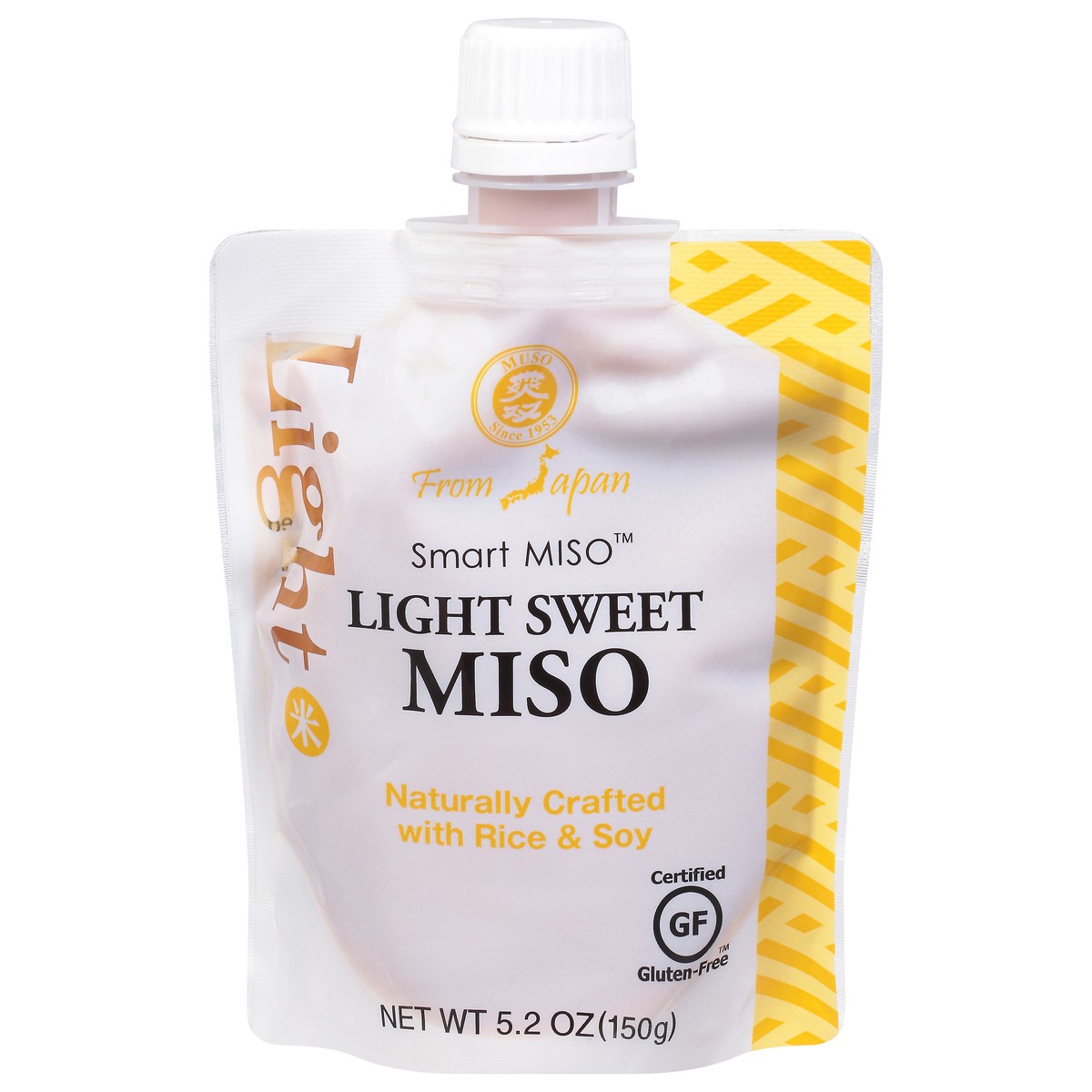 slide 1 of 9, Muso From Japan Smart Miso, Light Sweet, 5.2 oz