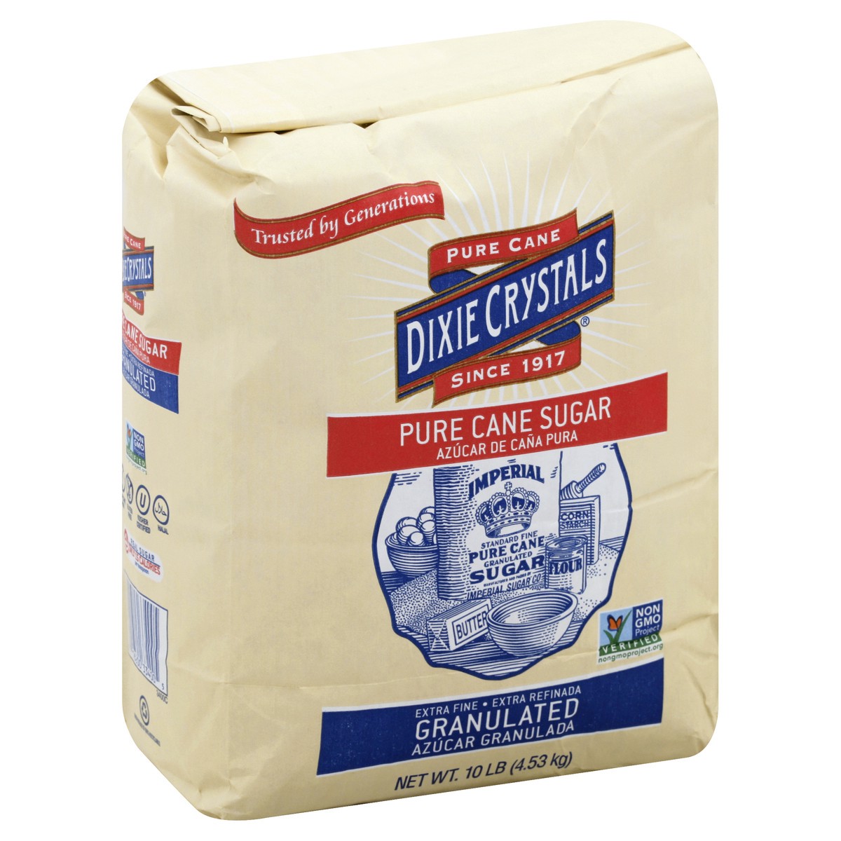 slide 4 of 6, Dixie Crystals Granulated Pure Cane Sugar 10 lb, 10 lb