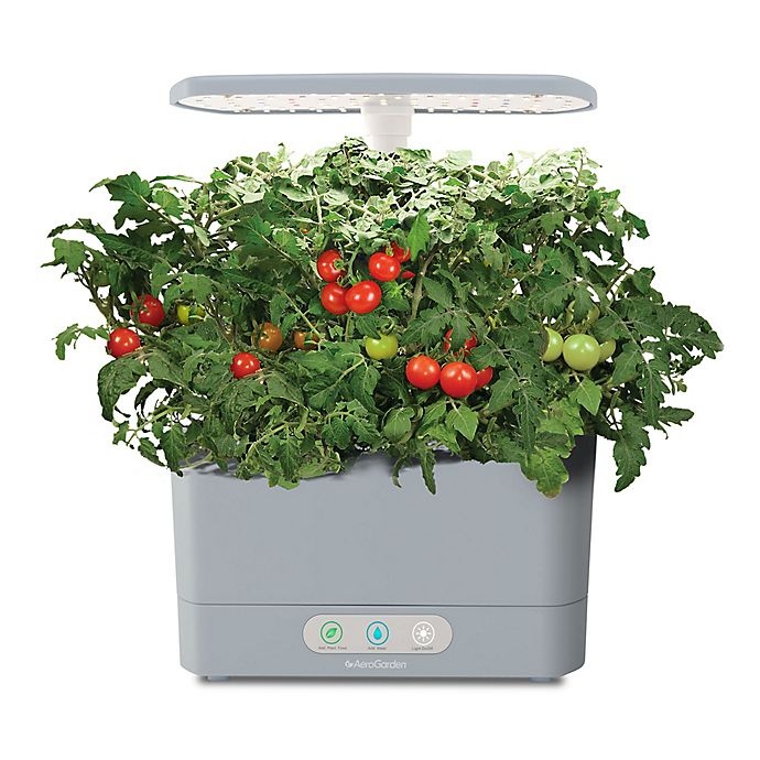 slide 3 of 6, AeroGarden Harvest with Gourmet Herb Seed Pod Kit - Cool Grey, 1 ct