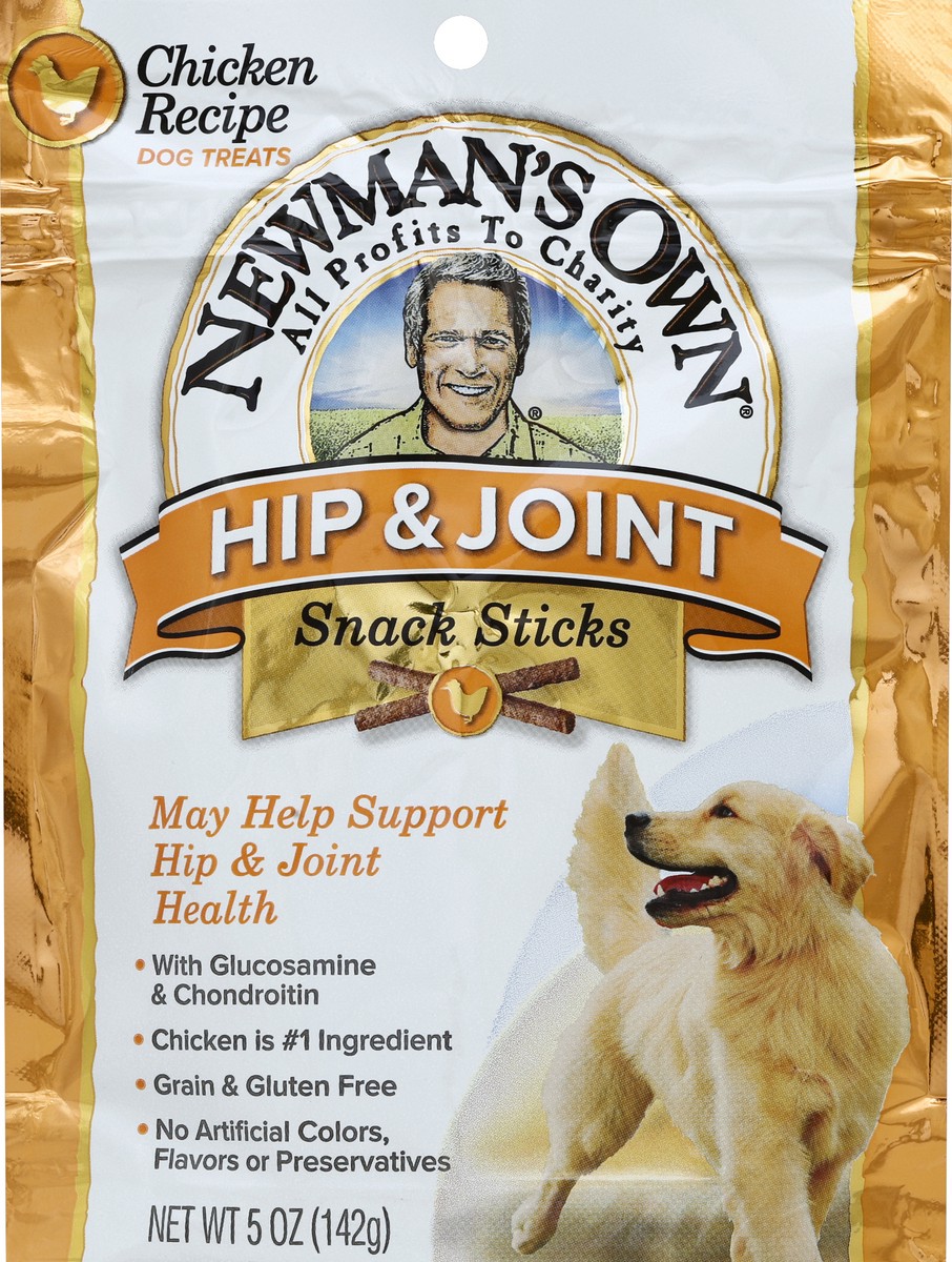 slide 2 of 2, Newman's Own Hip & Joint Chicken Snack Sticks, 5 oz