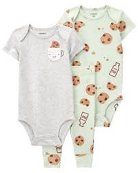Carter's Neu Lbb Lcs 1P570910 Cookies Green 9M