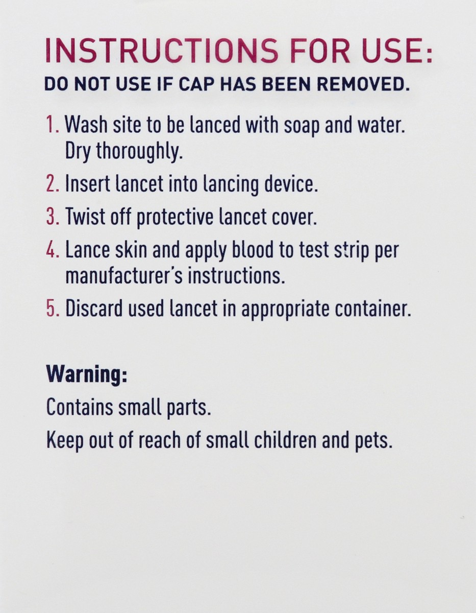 slide 7 of 8, TRUEplus Lancets 100 ea, 100 ct