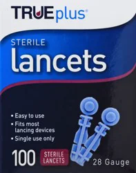 TRUEplus Lancets 100 ea