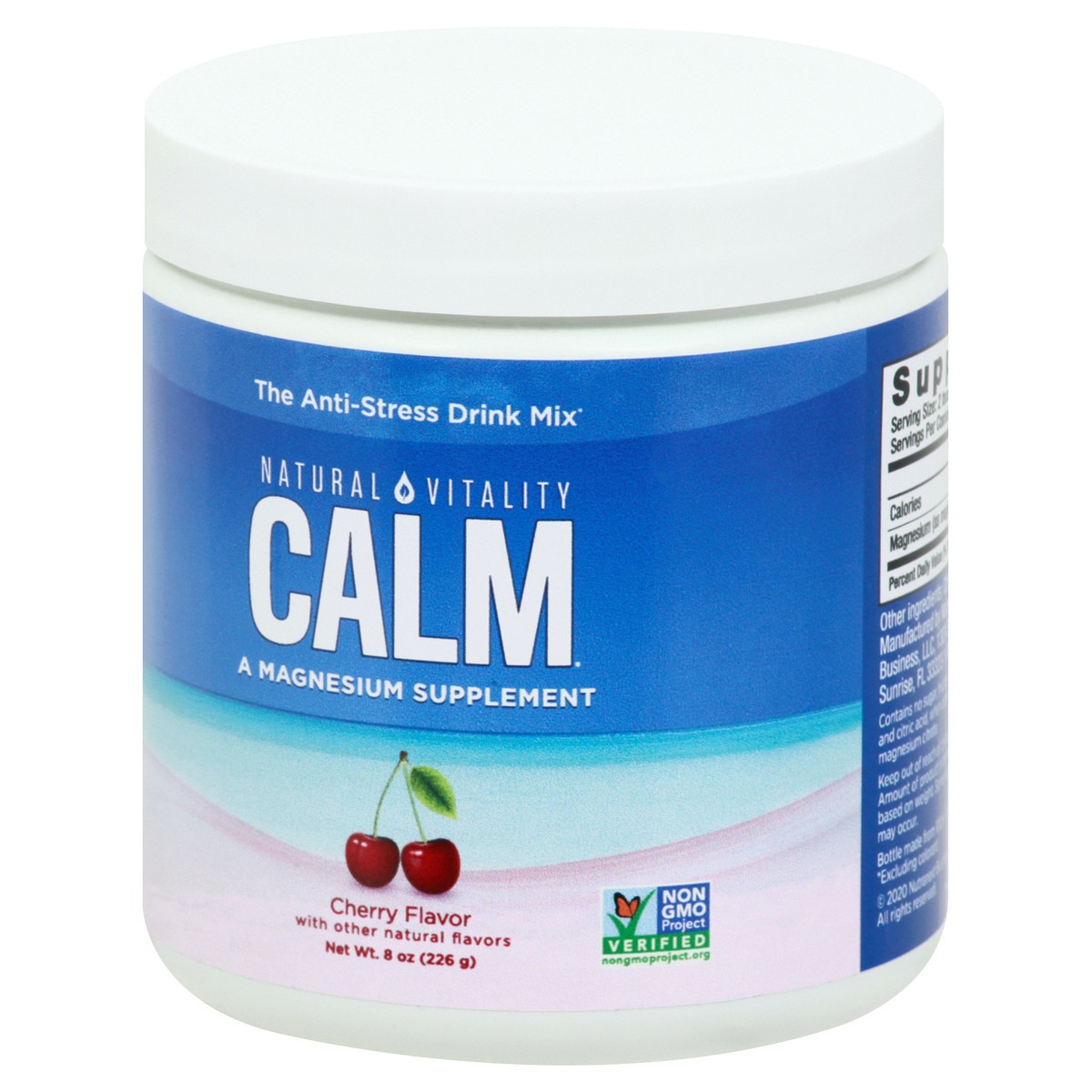 slide 5 of 12, Natural Vitality Cherry Flavor Anti-Stress Drink Mix 8 oz, 8 oz